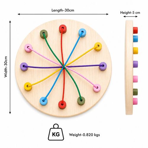 Rainbow Circle Thread Game